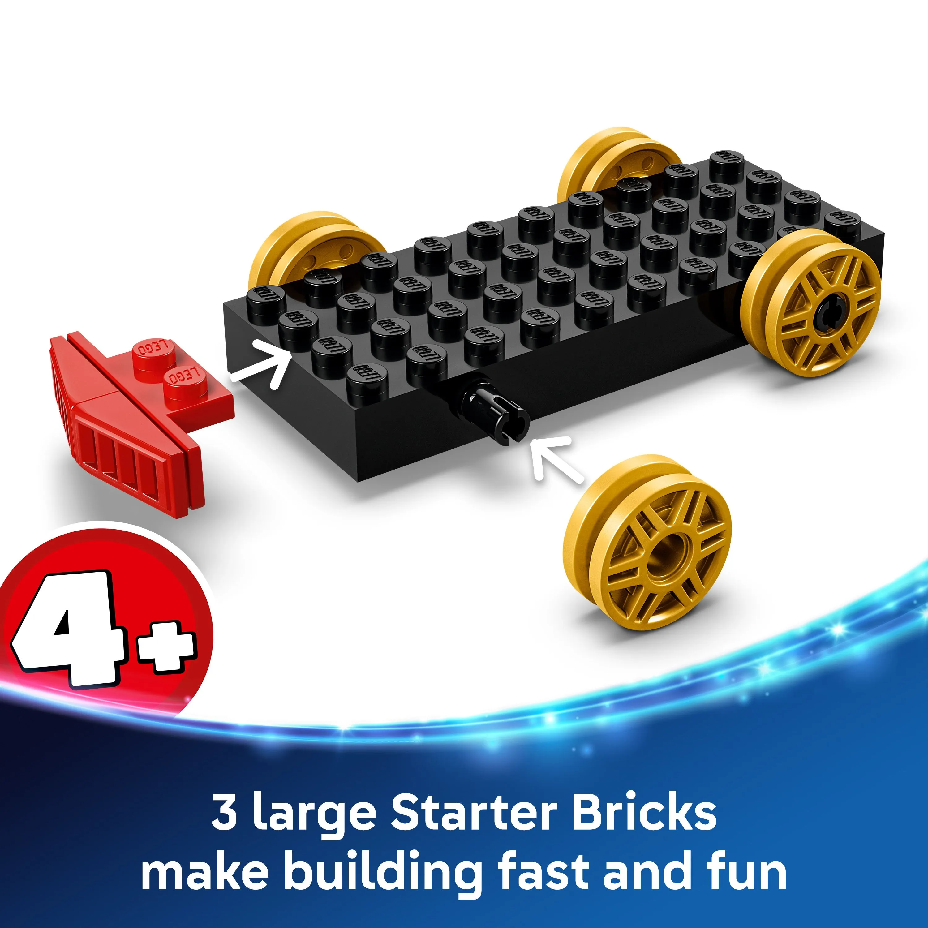 LEGO Disney Pixar Toy Story Jubileumst&aring;g med fj&auml;rrstyrd bil 43264