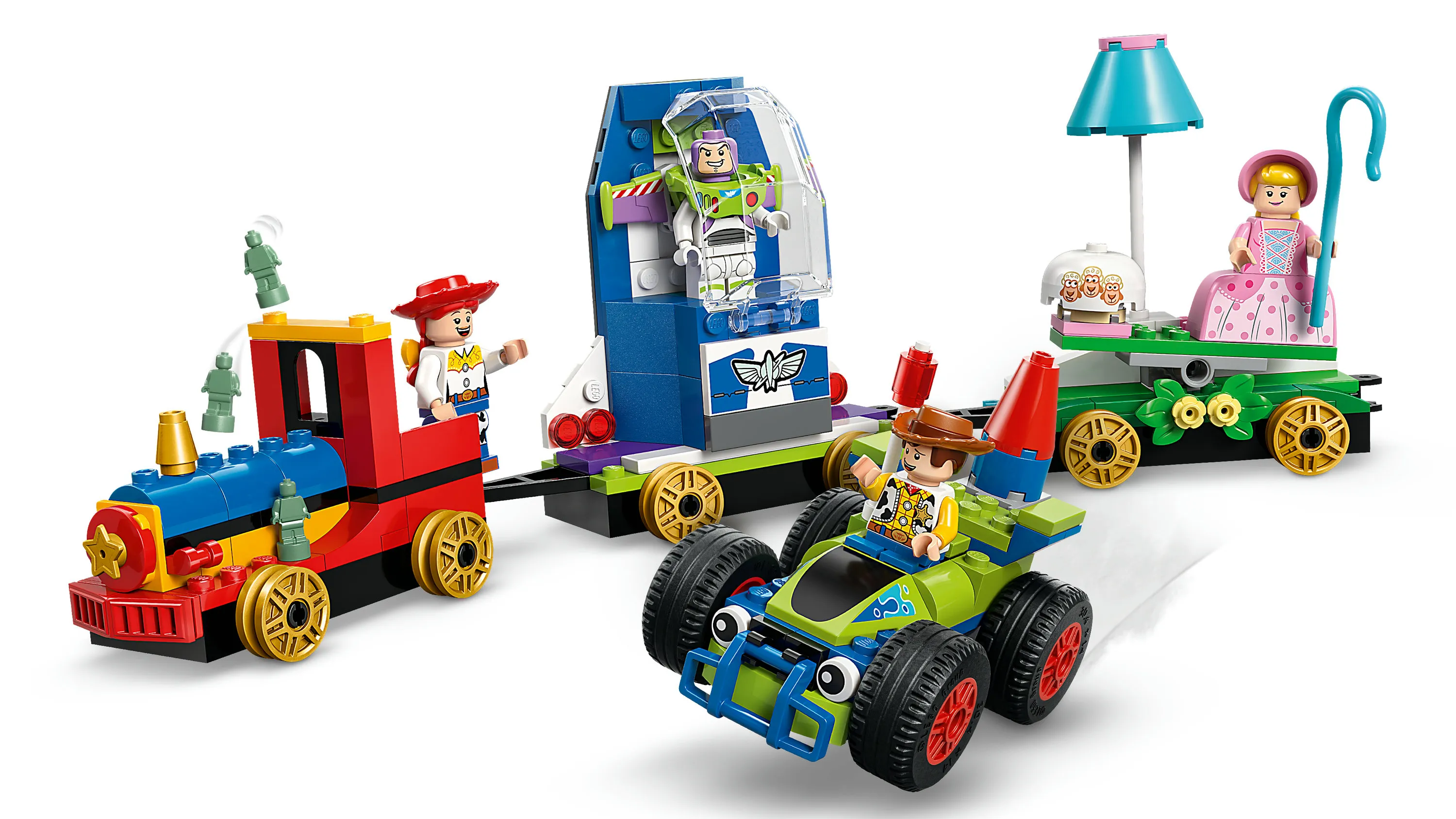LEGO Disney Pixar Toy Story Jubileumst&aring;g med fj&auml;rrstyrd bil 43264