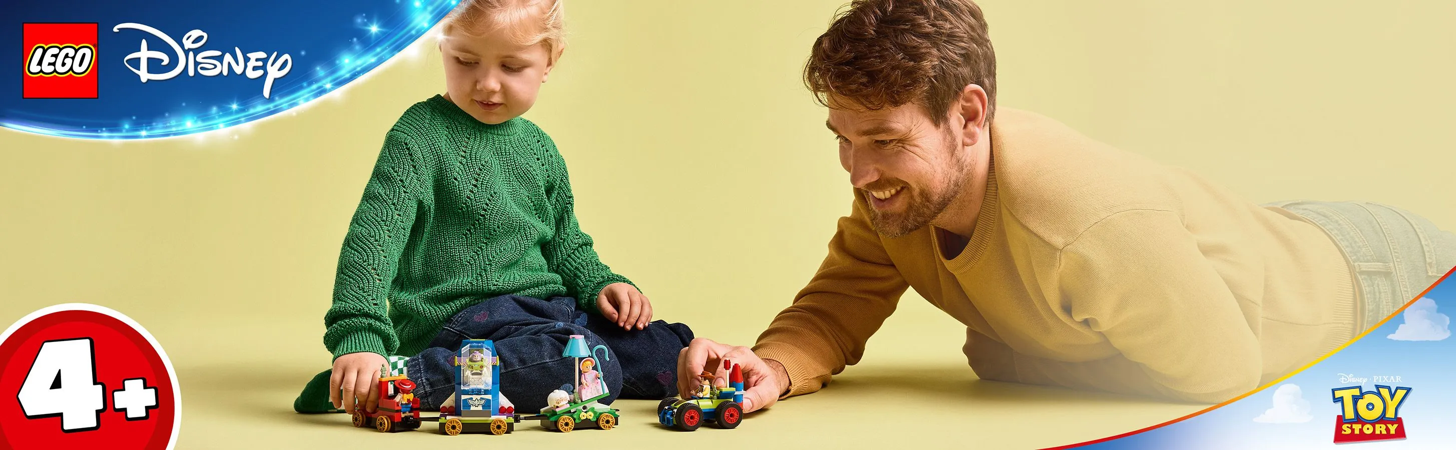 LEGO Disney Pixar Toy Story Jubileumst&aring;g med fj&auml;rrstyrd bil 43264