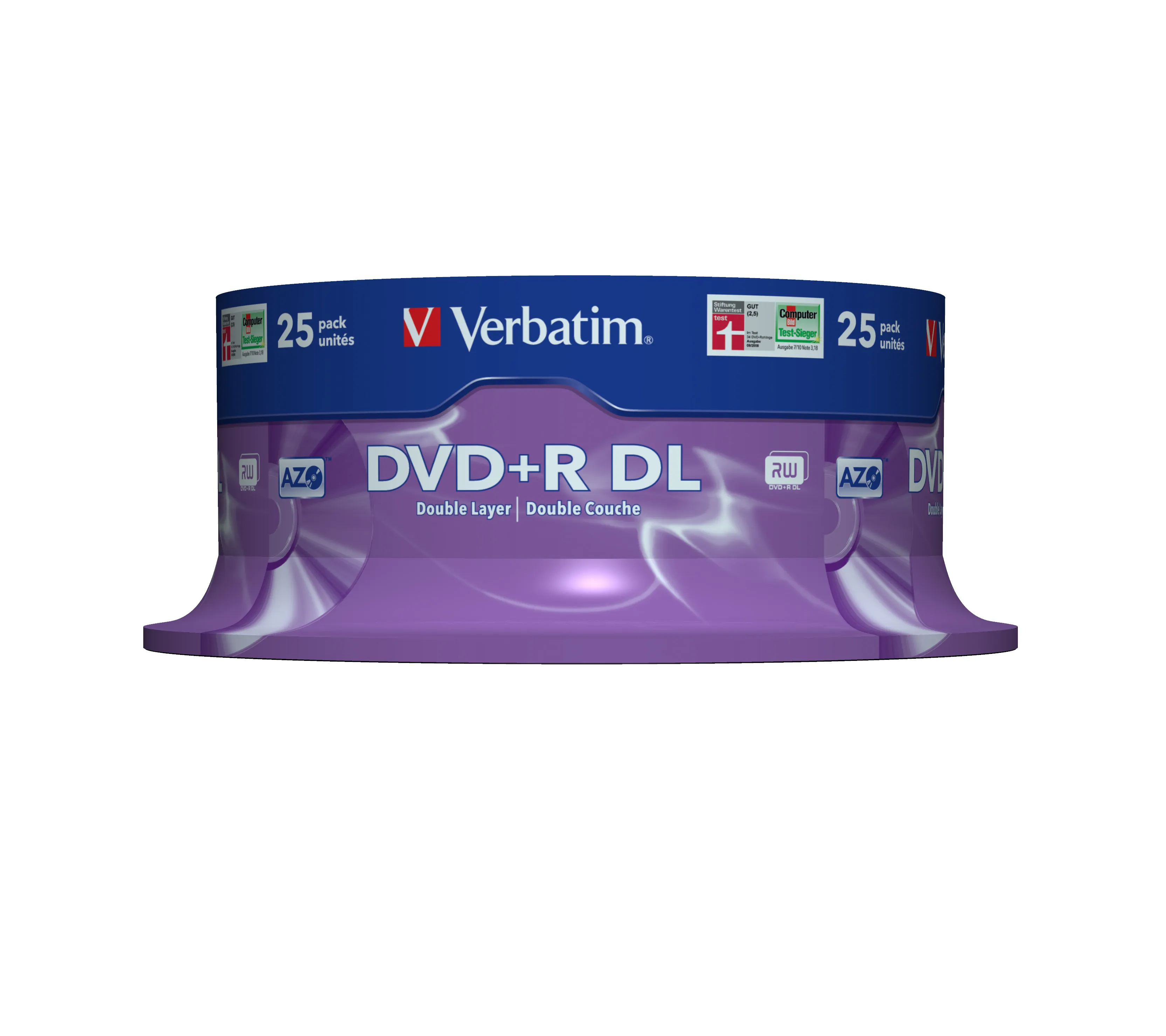 DVD+R DOUBLE LAYER 8.5GB 8X MATT SILVER SURFACE