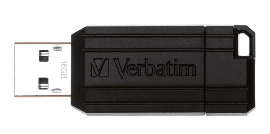 Verbatim PinStripe USB 2.0 16 Gt -muistitikku, 10-pack, musta