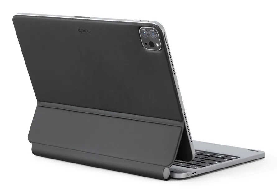Epico Aluminium Keyboard Case for Apple iPad Pro 11&quot; (2018/2020/2021/2022), iPad Air 10,9&quot; (2020/2022), iPad Air 11&quot; (M2) - qwerty