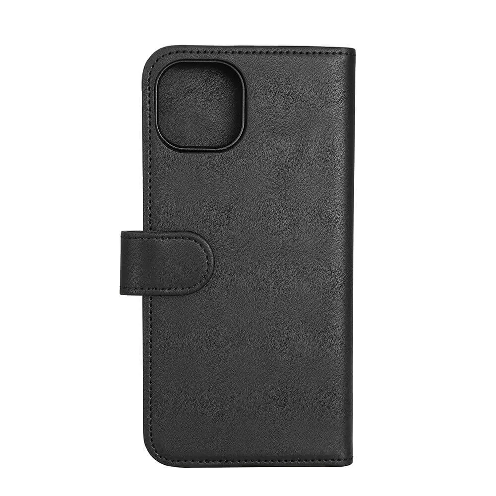 GEAR Wallet MagSeries, iPhone 15 Plus - 2-in-1 lompakkokotelo, Musta