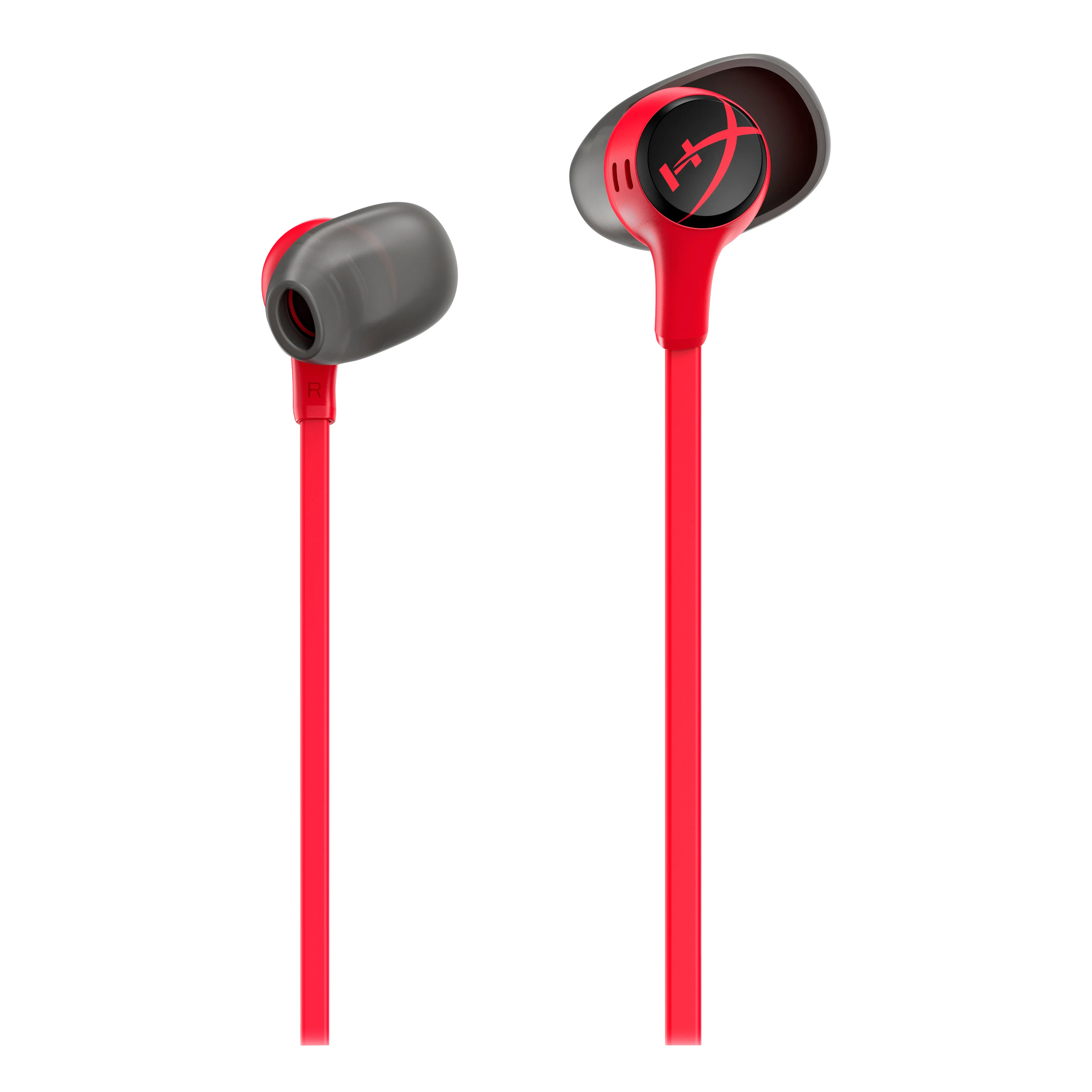 HyperX Cloud Earbuds II - gaming earbuds, red