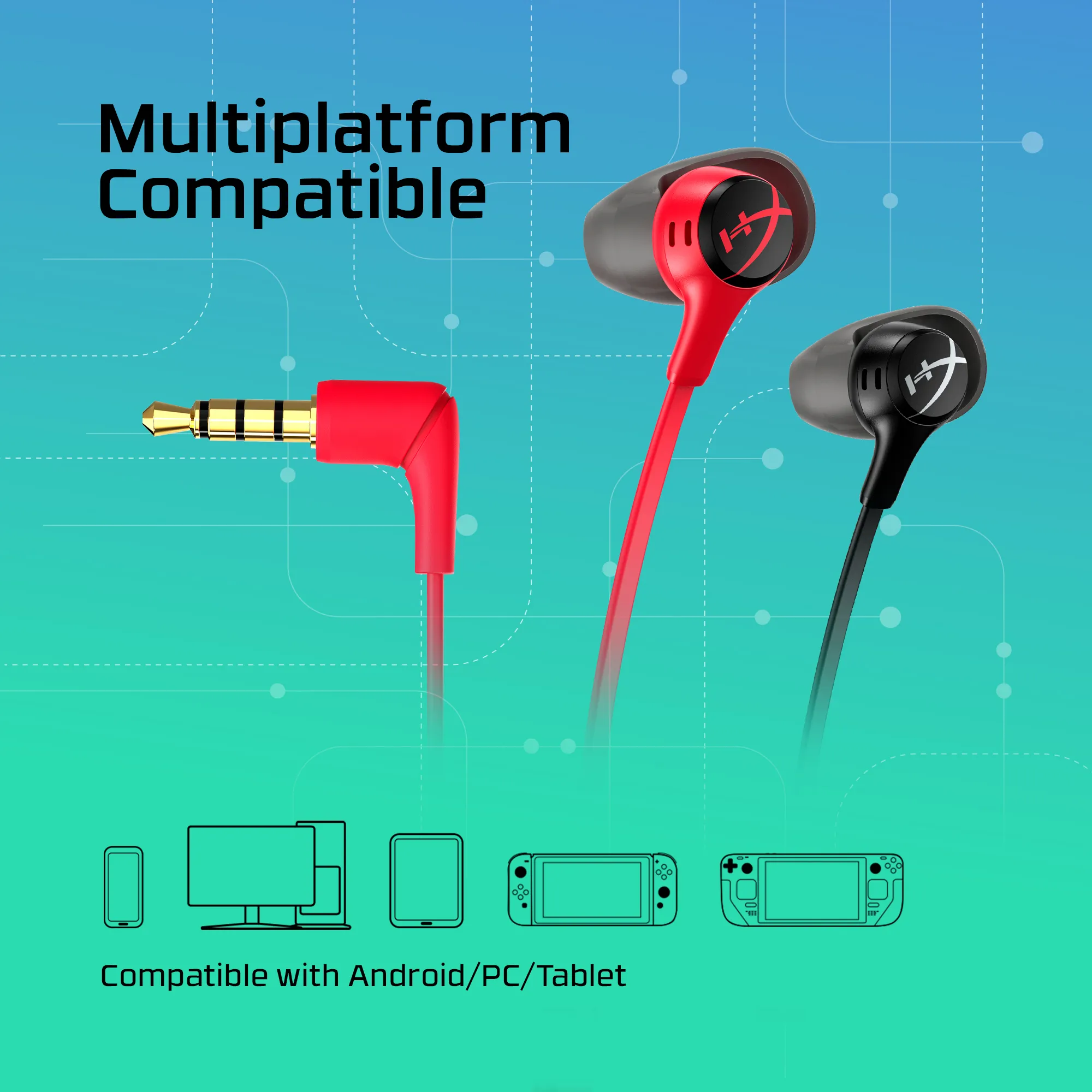 HyperX Cloud Earbuds II - spelhörlurar, svart