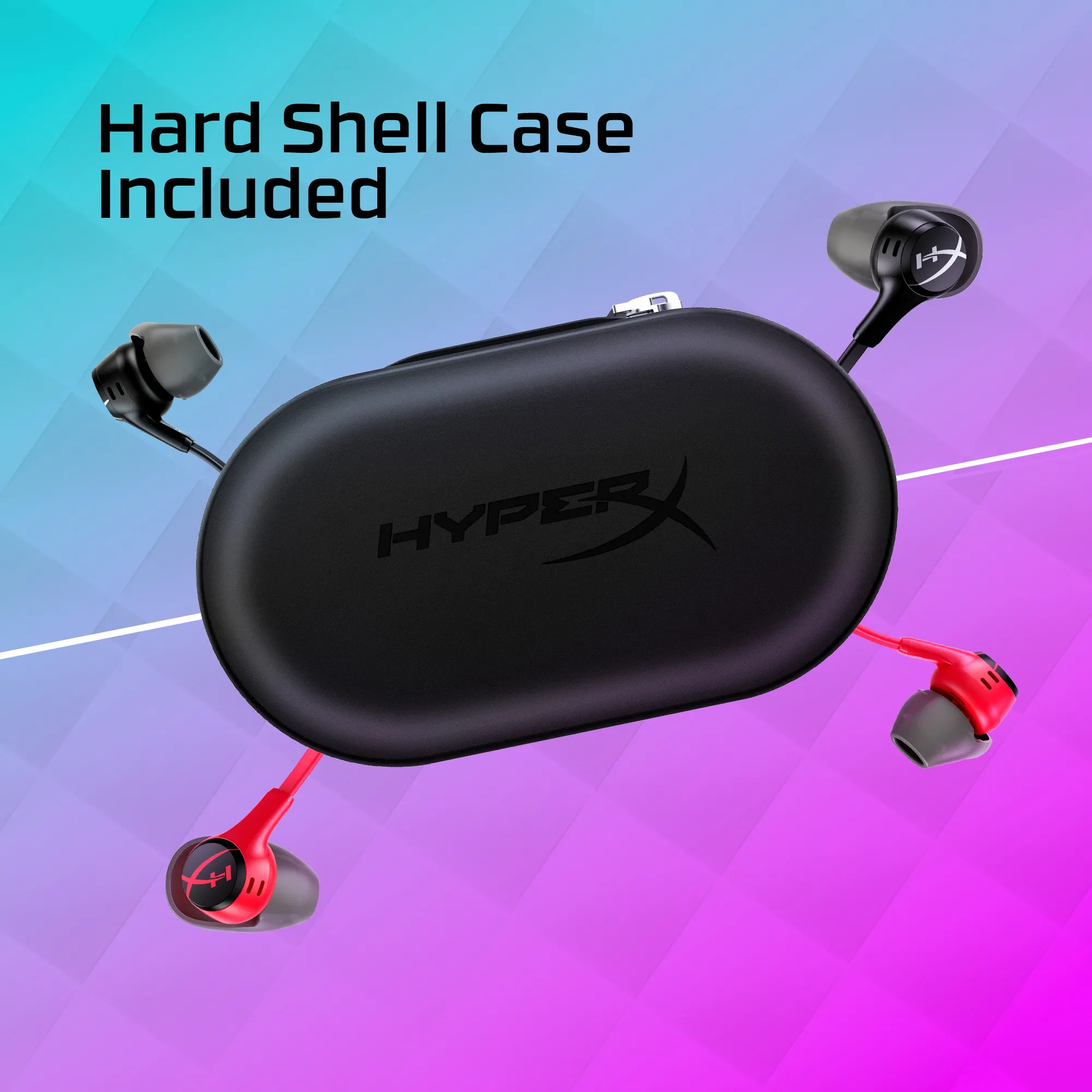 HyperX Cloud Earbuds II -pelinappikuulokkeet, musta