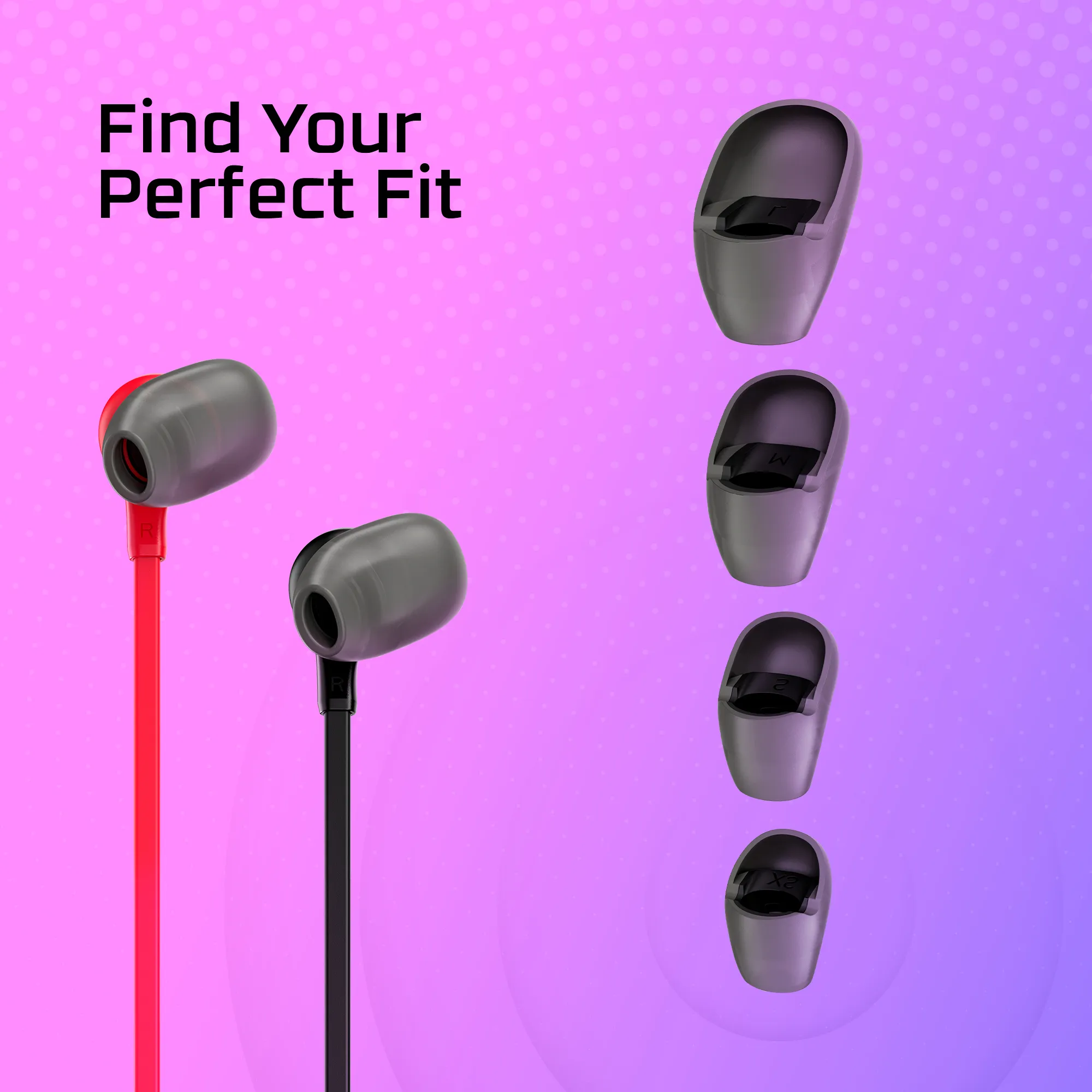 HyperX Cloud Earbuds II -pelinappikuulokkeet, punainen