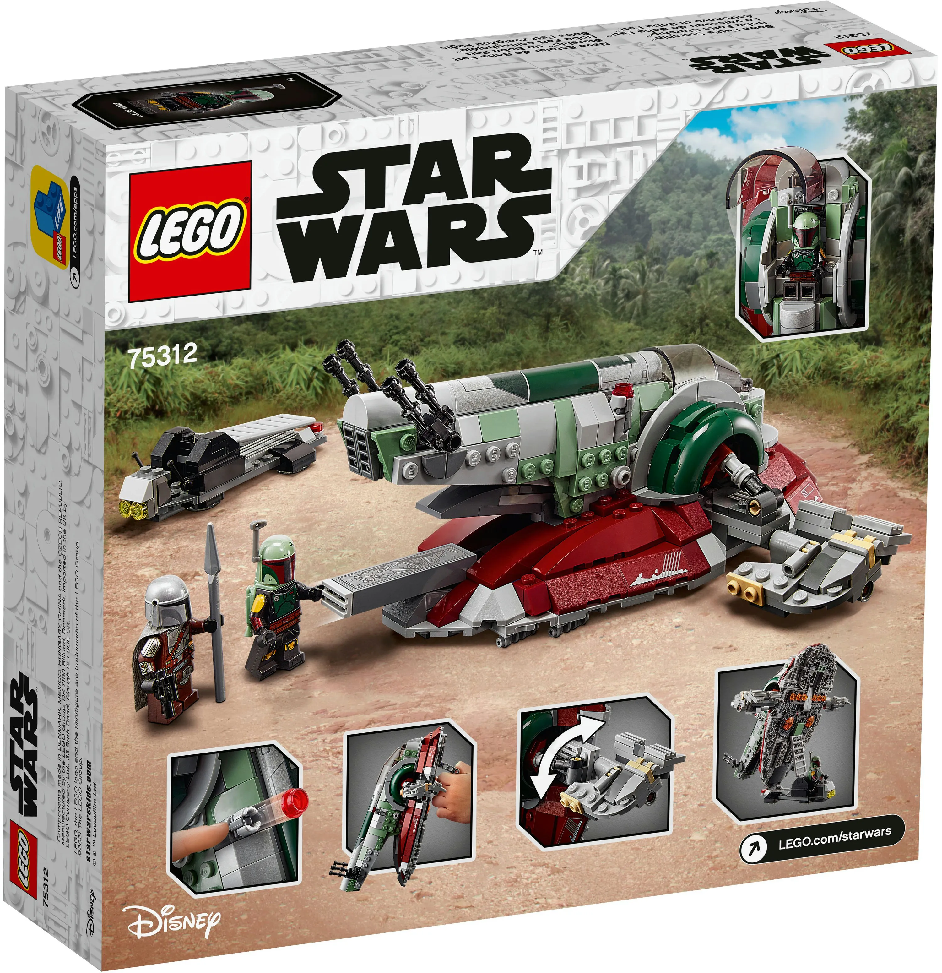 Lego Star Wars Boba Fettin t&auml;htilaiva 75312