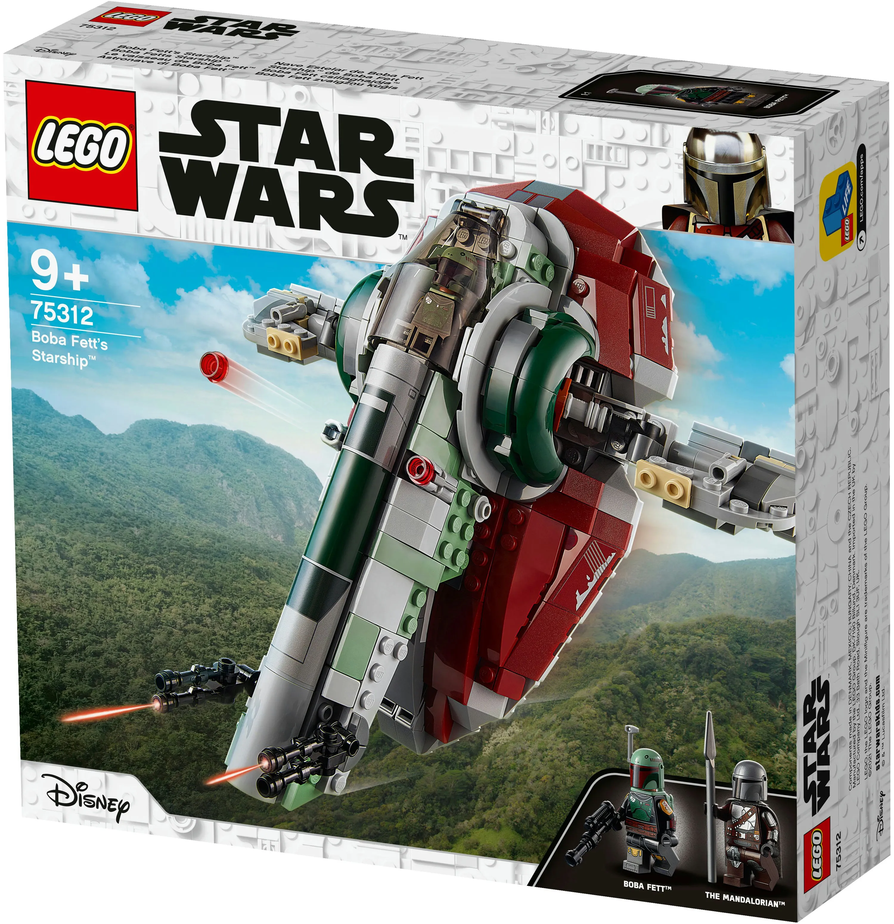 Lego Star Wars Boba Fettin t&auml;htilaiva 75312