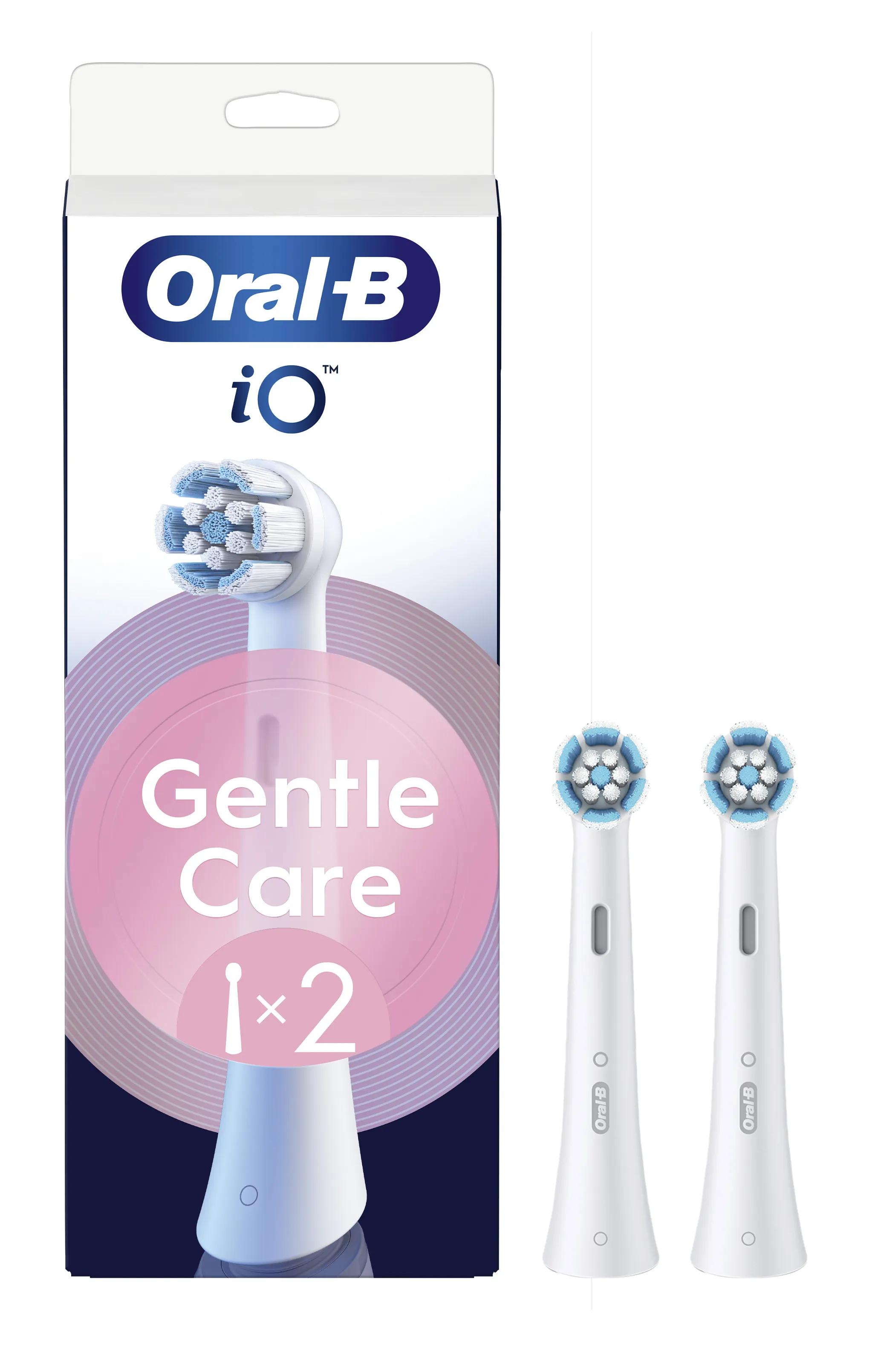 Oral-B iO Gentle Care utbytesborsthuvuden (2 st) Oral-B iO Gentle Care utbytesborsthuvuden (2 st)