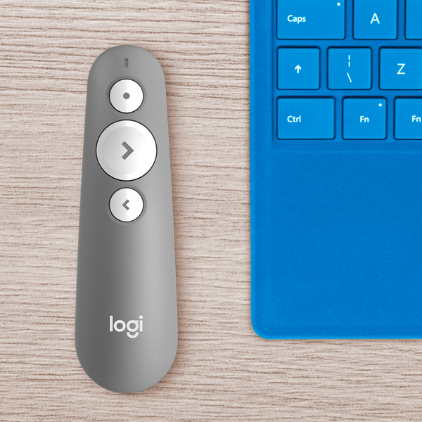 Logitech R500 Laser Presentation remote - laser presenter, Grey