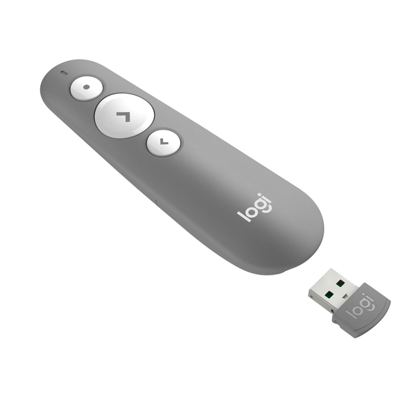 Logitech R500 Laser Presentation remote - laser presenter, Grey