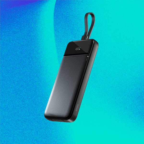 Epico 10000mAh, 22.5W - powerbank, Svart