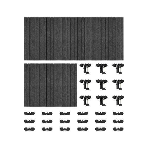 Streamplify Acoustic Panel -akustiikkapaneelisarja, 9 kpl