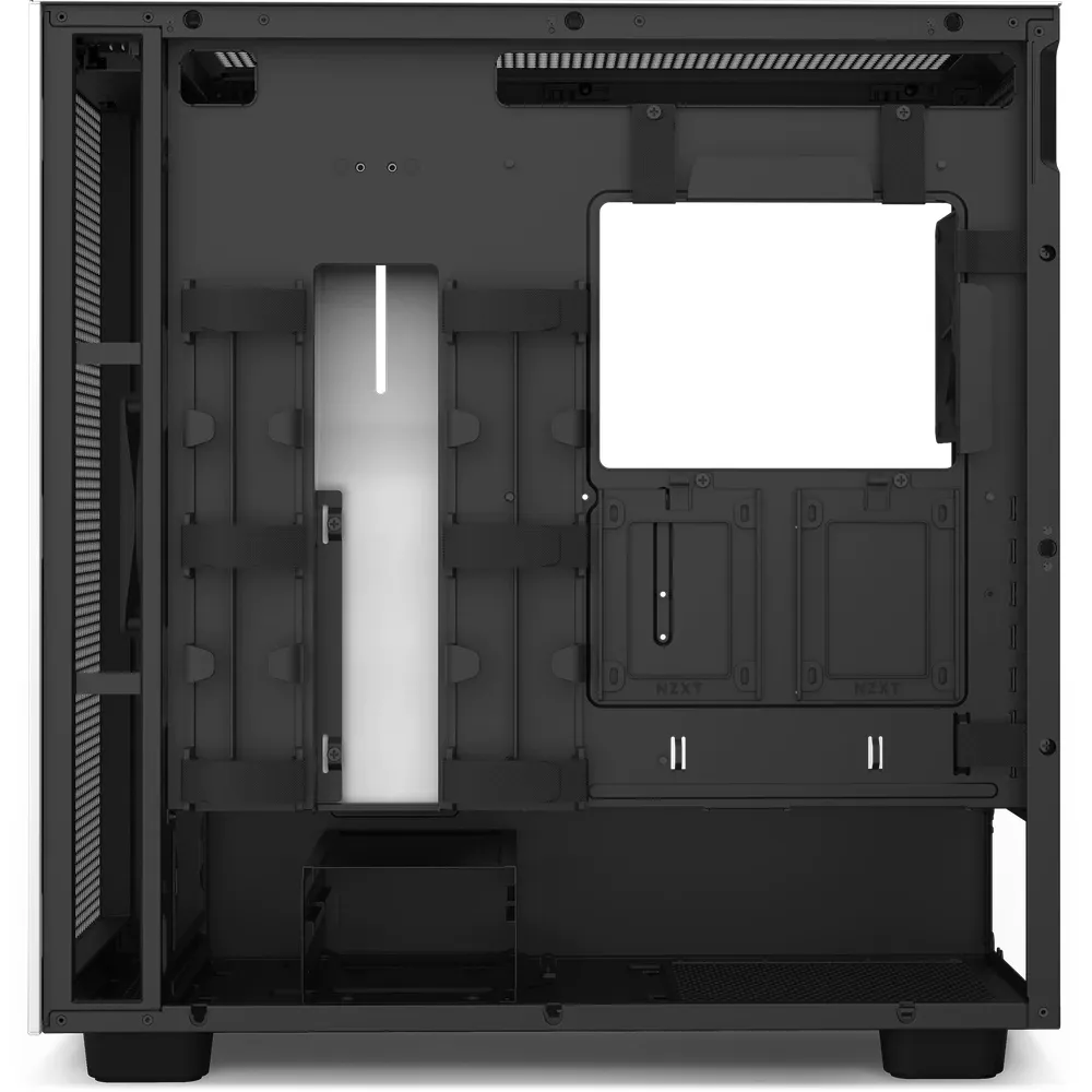 NZXT H7 Flow - Mid Tower case, window, Black, White