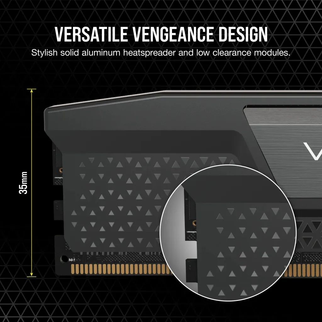 Corsair Vengeance 32GB (2x16GB) DDR5, 6000 MHz, CL36 - memory, black