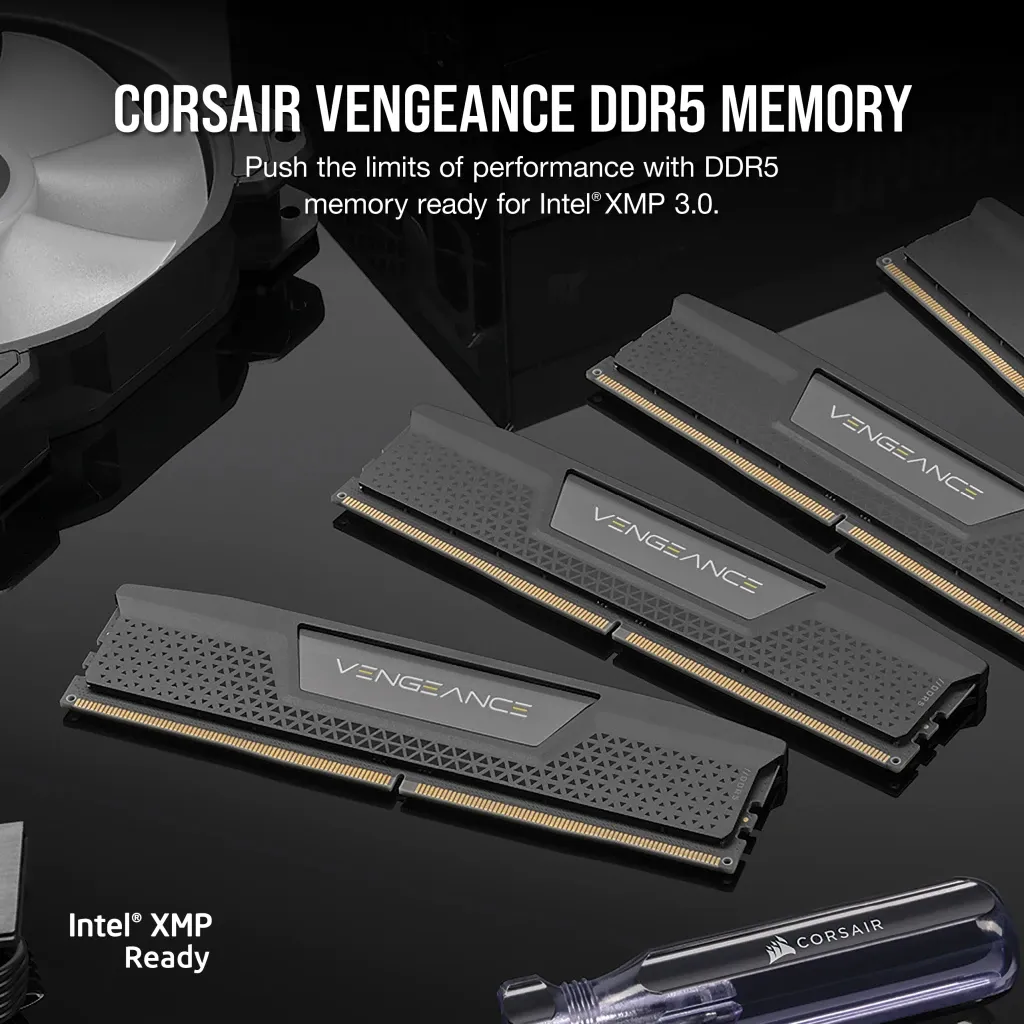 Corsair Veng. 64GB DDR5 DIMM, 6800MHz, 2x32GB 1.45V, Black