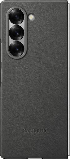 Samsung Galaxy Z Fold6 Kindsuit Faux Leather Case, Black