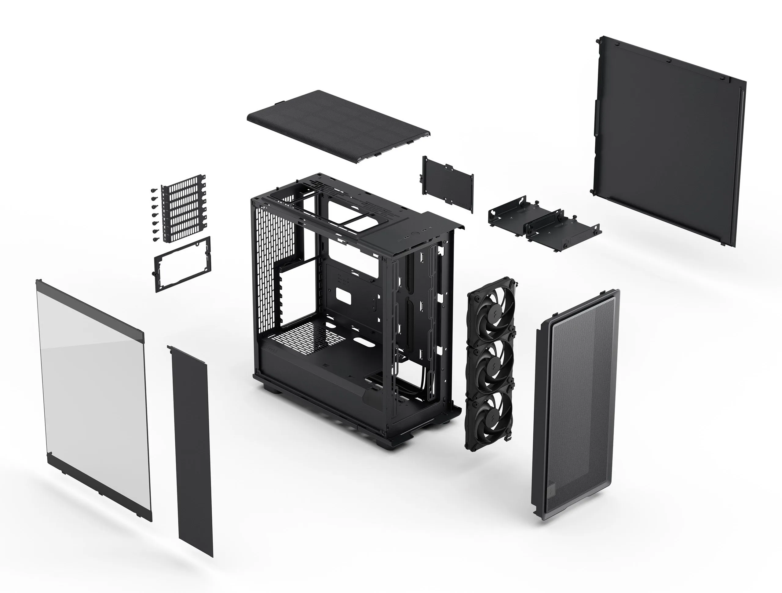 Fractal Design Epoch - midi tower case window, Black