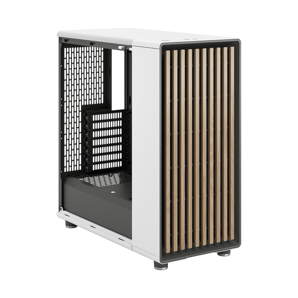 (Bargains) Fractal Design North - Mid Tower case with window, Chalk White / Clear Tint