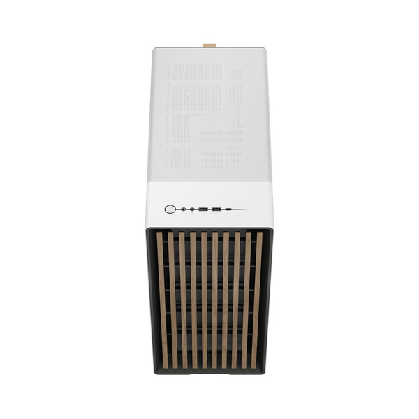 Fractal Design North - Mid Tower case with window, Chalk White / Clear Tint