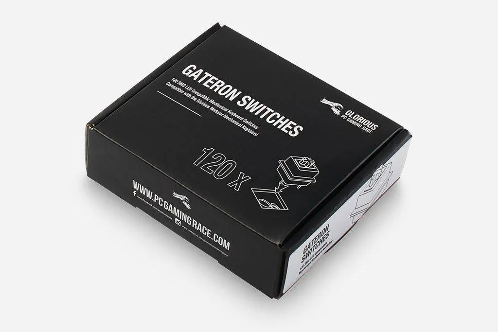 Glorious Gateron Clear Switches (120 pcs)