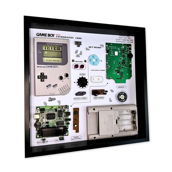 GRC Retro Art Nintendo Gameboy Original DMG 01 Console - display, Grey