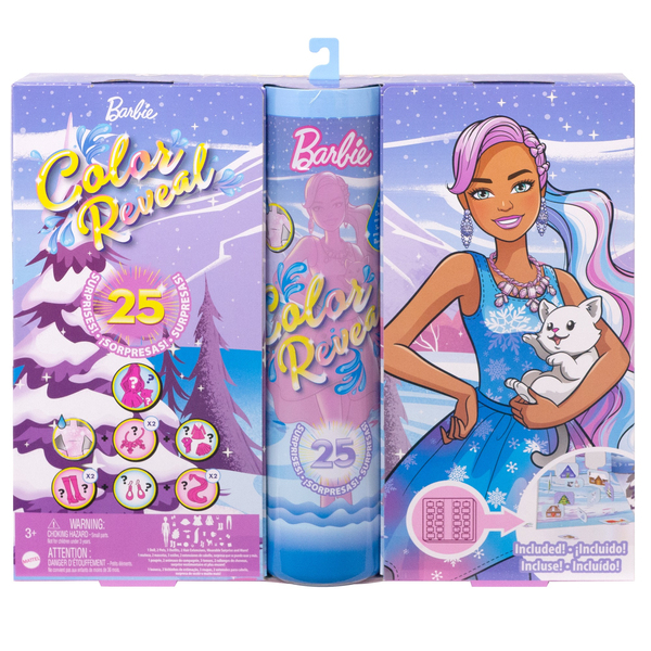 Mattel Barbie Color Reveal Advent Calendar 2022 (doll included)