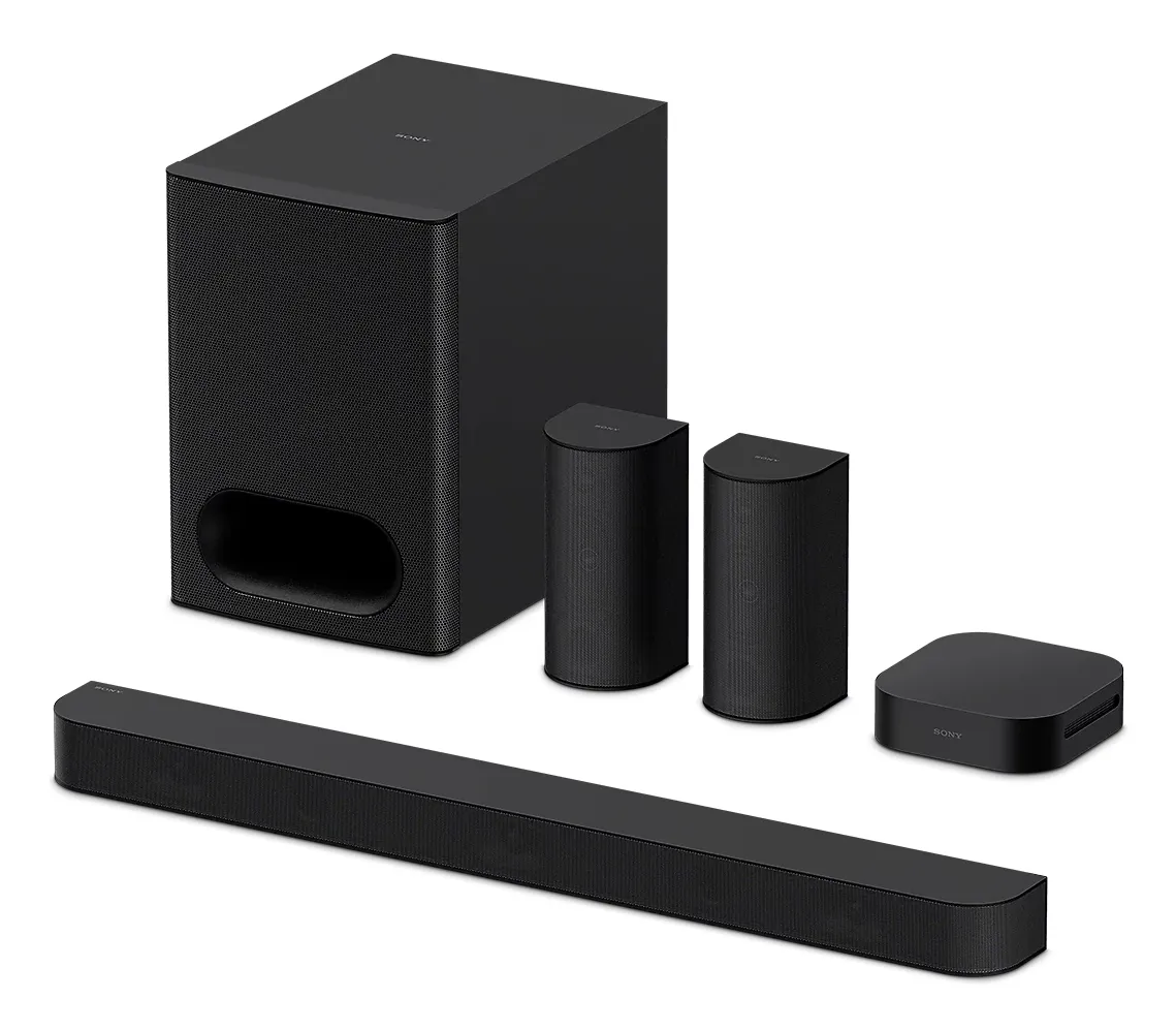 Sony BRAVIA Theatre System 6 HTS60, 5.1, Dolby Atmos soundbar -&auml;&auml;nij&auml;rjestelm&auml;, langattomalla subwooferilla, musta