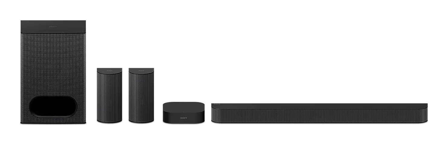 Sony BRAVIA Theatre System 6 HTS60, 5.1, Dolby Atmos soundbar -&auml;&auml;nij&auml;rjestelm&auml;, langattomalla subwooferilla, musta