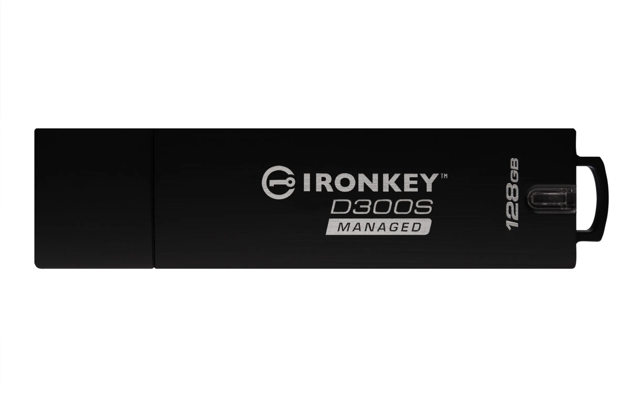 Kingston IronKey D300SM USB 3.2 Gen 1 128GB memory stick, Black