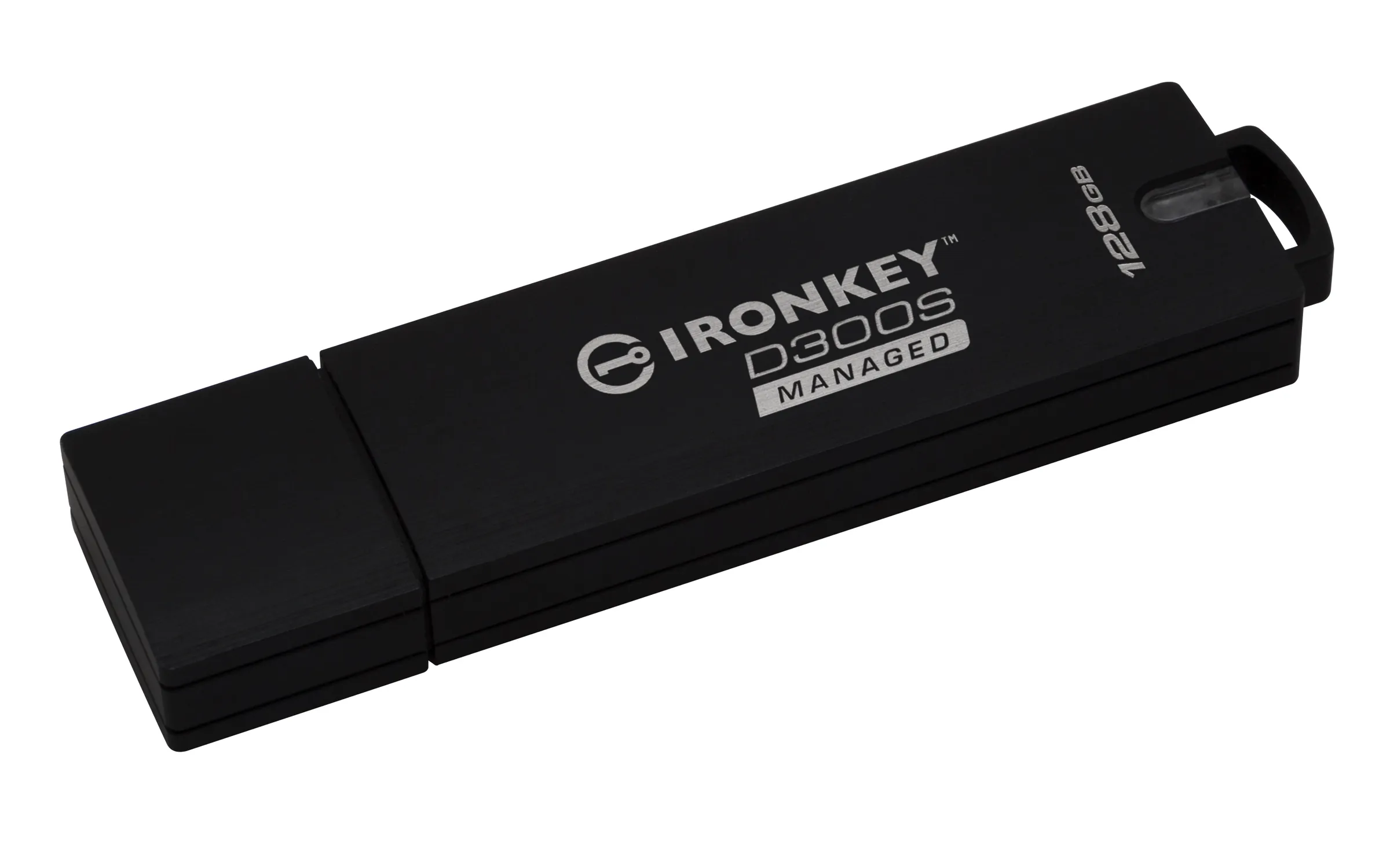 Kingston IronKey D300SM USB 3.2 Gen 1 128GB memory stick, Black