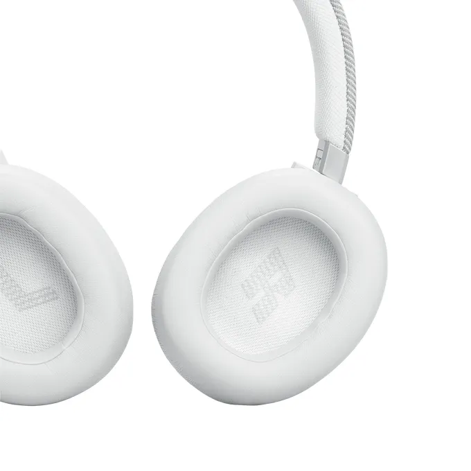 JBL Live 770NC - tr&aring;dl&ouml;sa h&ouml;rlurar, white