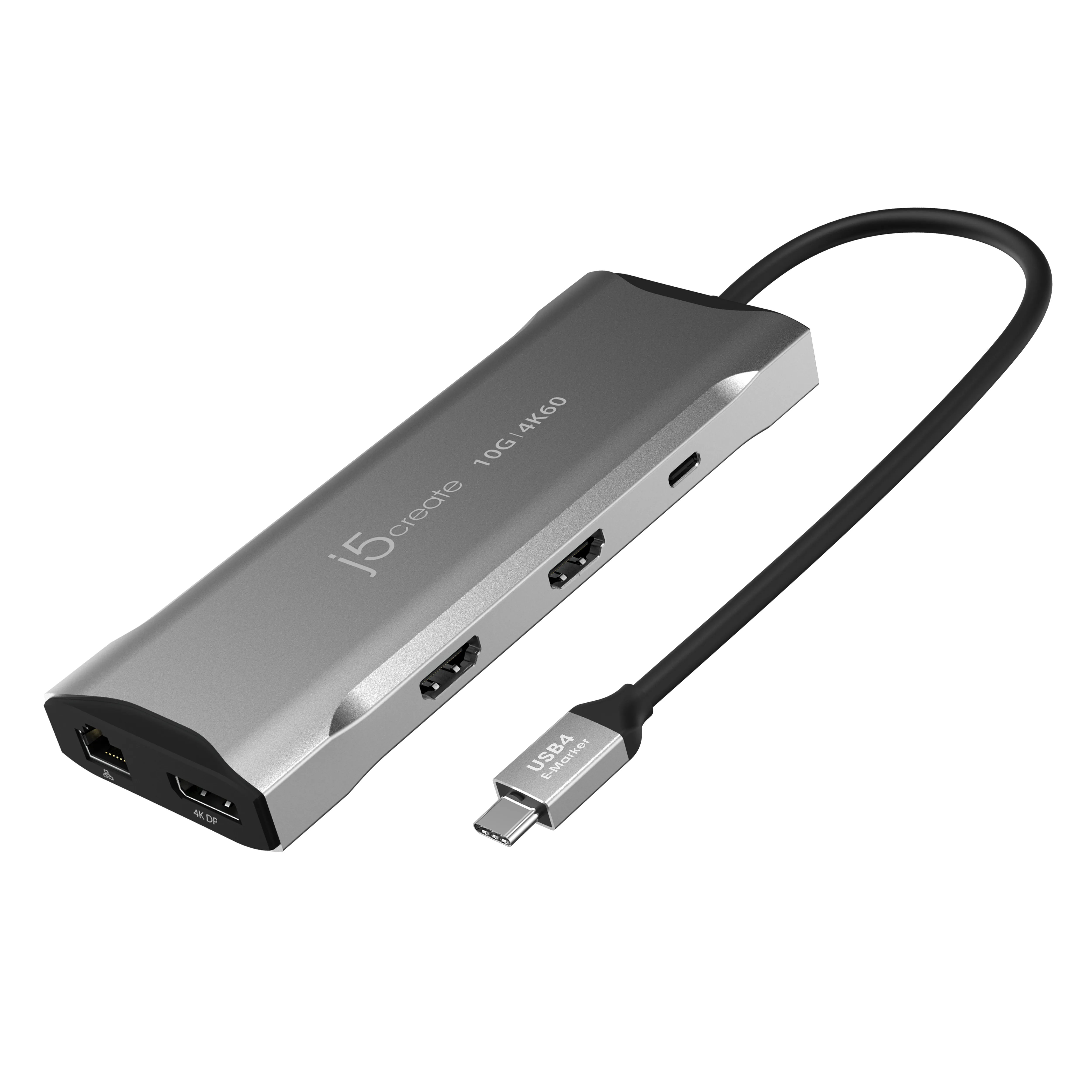 J5 Create 4K60 ELITE USB-C TRIPLE-MONITOR - 10GBPS MINI DOCK
