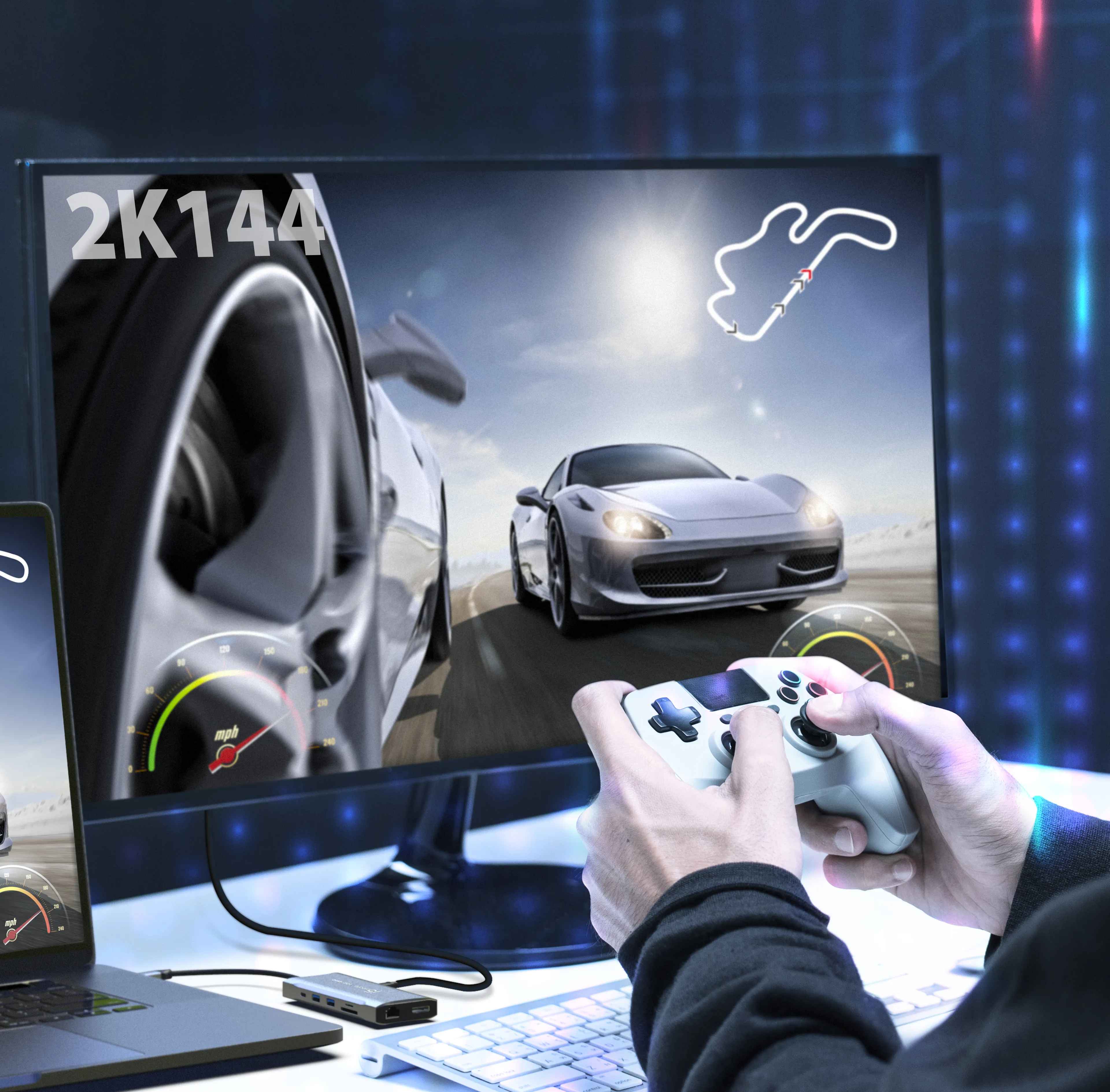 J5 Create 4K60 ELITE USB-C TRIPLE-MONITOR - 10GBPS MINI DOCK