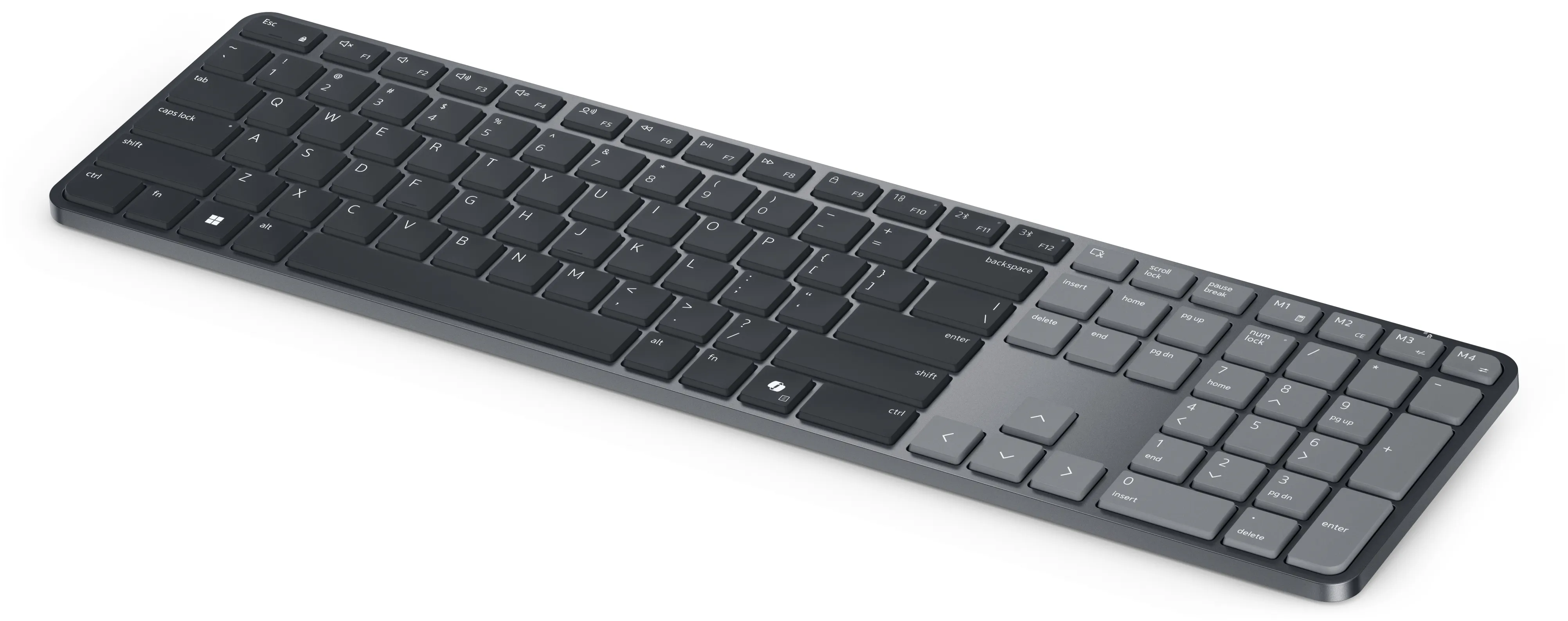 Dell Pro 7 Slim KB726-BLK-PNN -langaton n&auml;pp&auml;imist&ouml;, grafiitti
