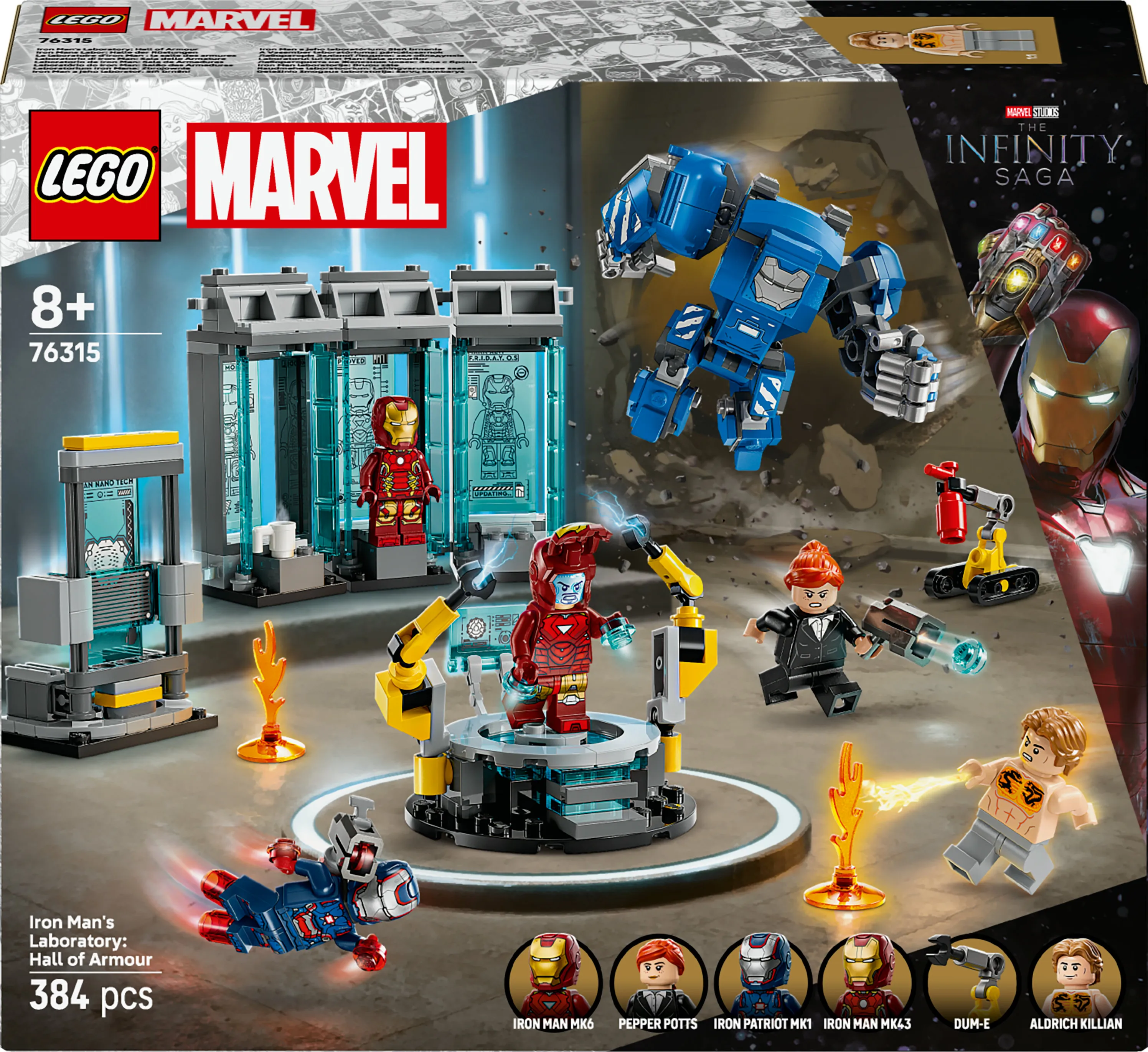 LEGO Marvel Iron Man Laboratorium: Pansarkammare 76315
