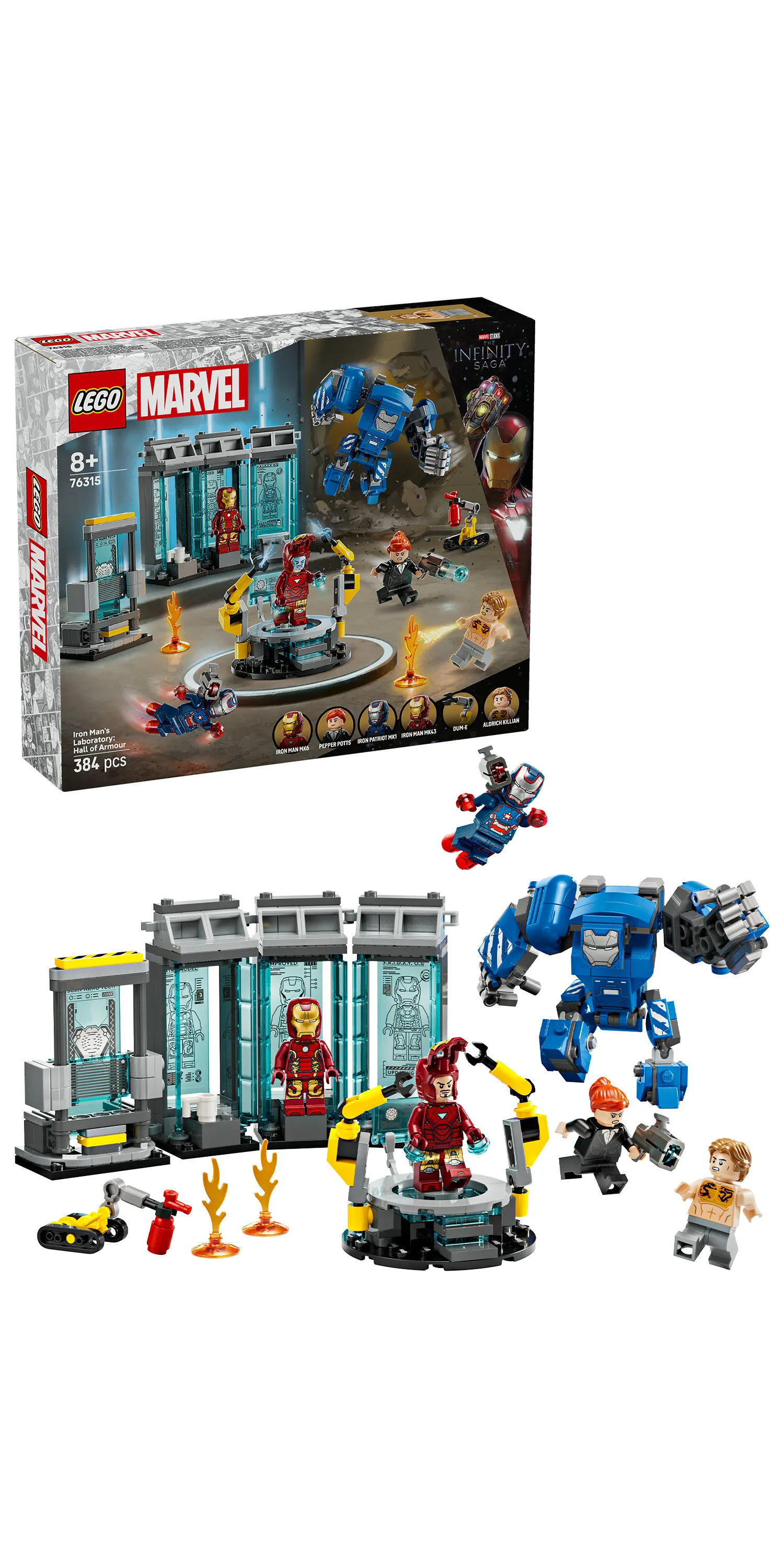 LEGO Marvel Iron Man Laboratorium: Pansarkammare 76315