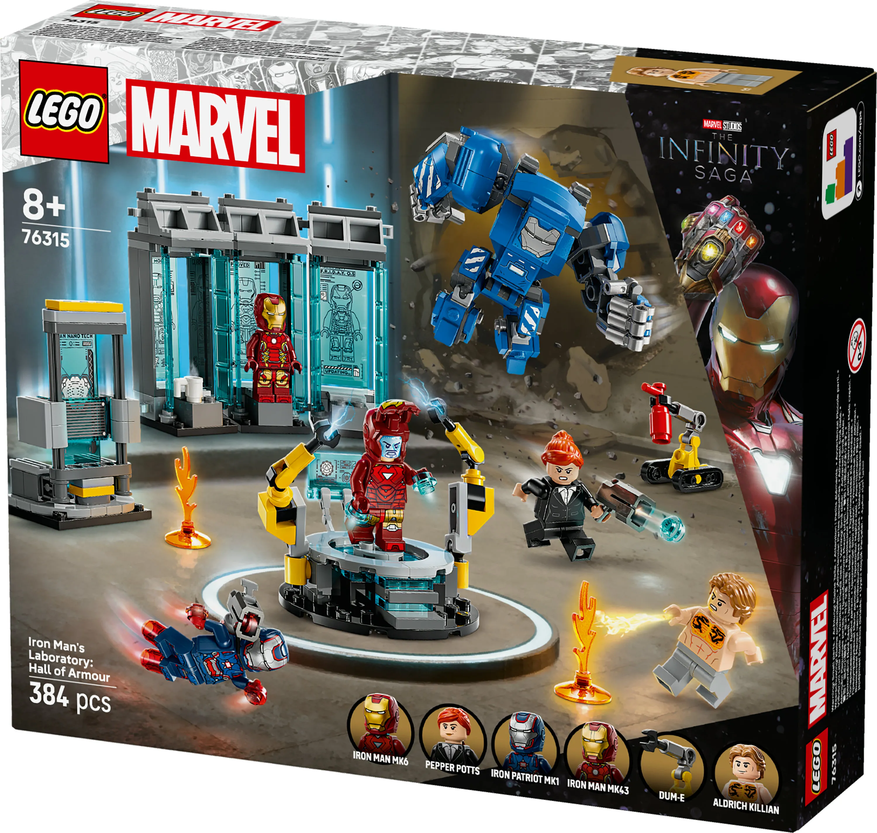 LEGO Marvel Iron Man Laboratorium: Pansarkammare 76315