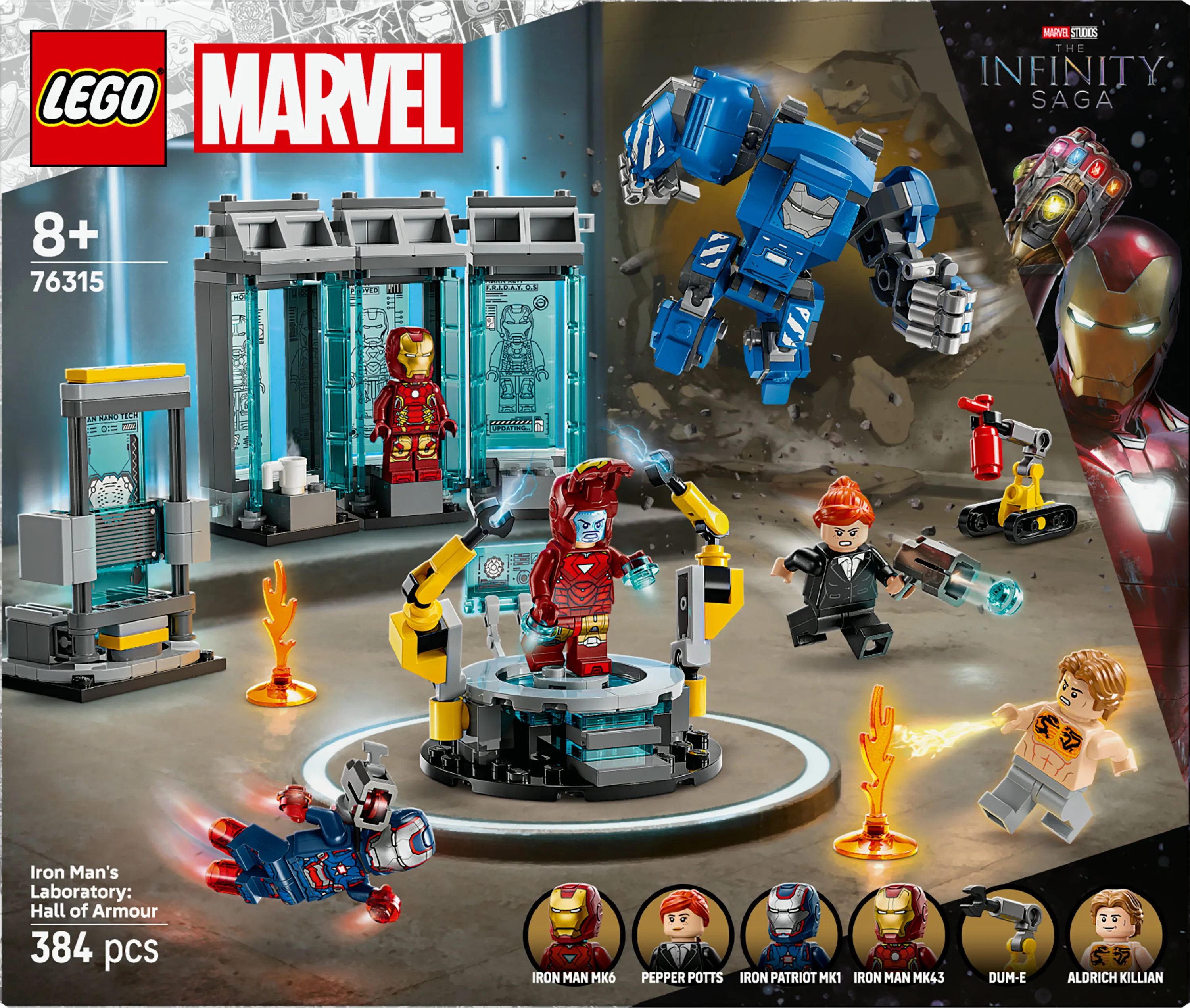 LEGO Marvel Iron Man Laboratorium: Pansarkammare 76315
