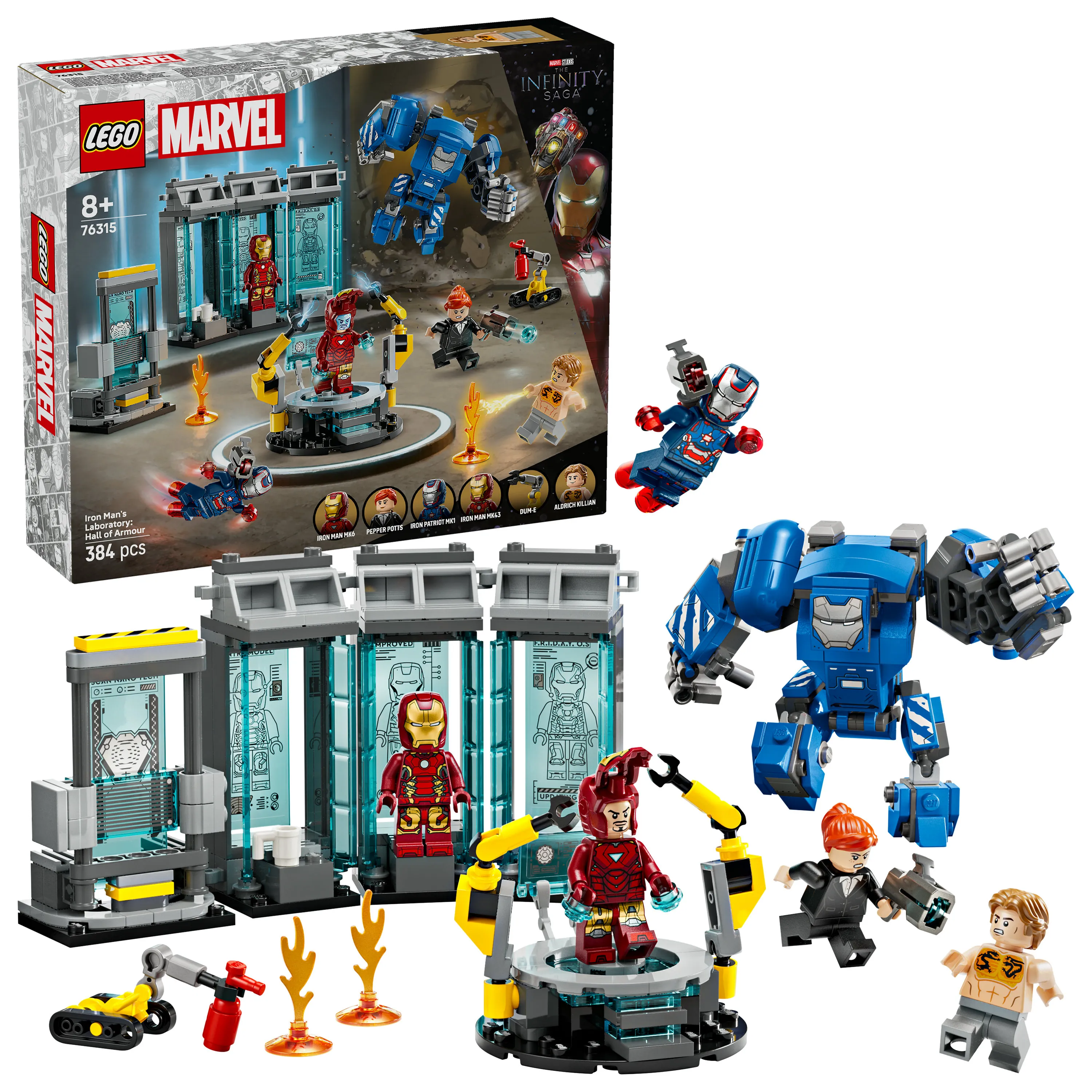 LEGO Marvel Iron Man Laboratorium: Pansarkammare 76315