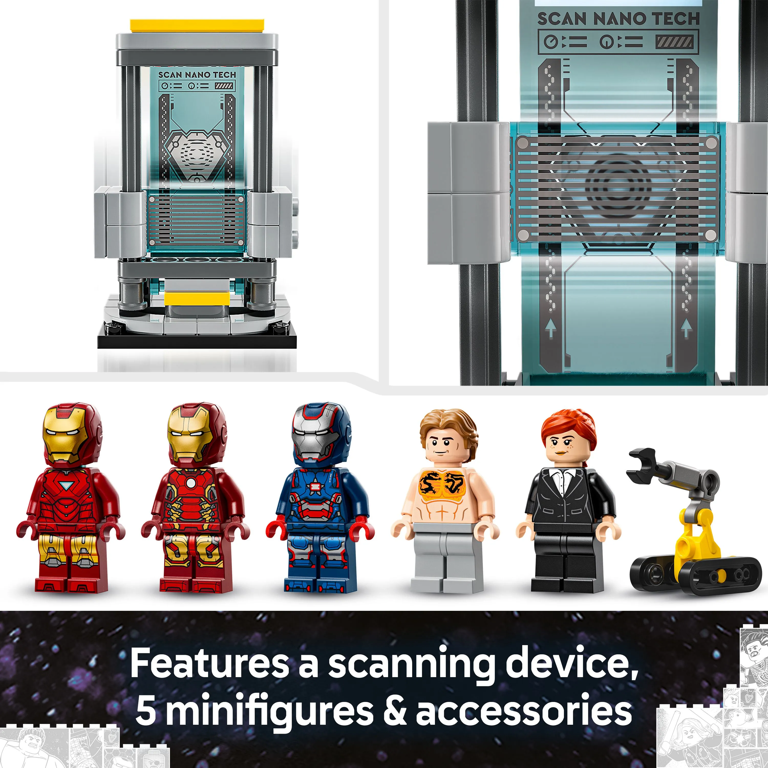 LEGO Marvel Iron Man Laboratorium: Pansarkammare 76315