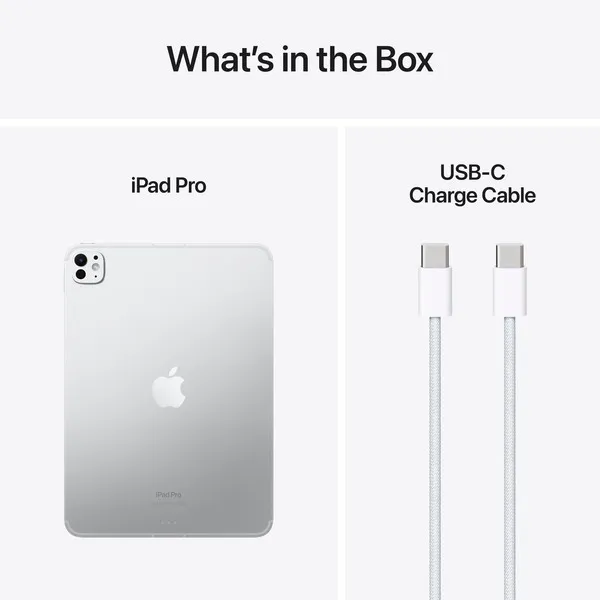 Apple iPad Pro 11&quot; M4, 2 TB Wi-Fi + 5G - surfplatta, Silver