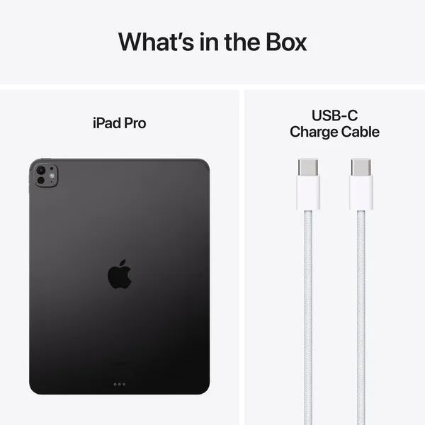 Apple iPad Pro 13&quot; M4, 1 Tt Wi-Fi -tabletti, T&auml;htimusta