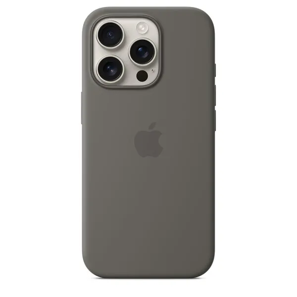 Apple iPhone 16 Pro, MagSafe -silikonikuori, Liuskeen­harmaa