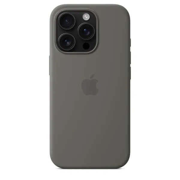 Apple iPhone 16 Pro, MagSafe -silikonikuori, Liuskeen­harmaa