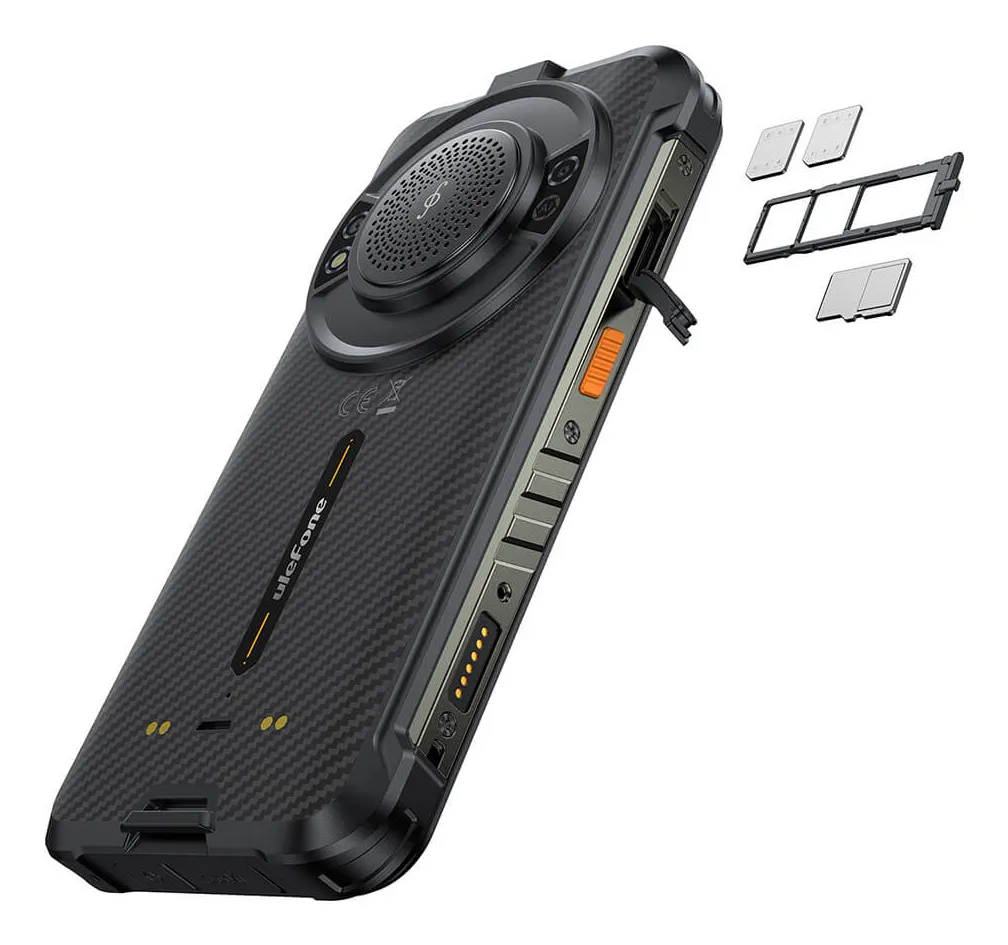 Ulefone RugKing 8/256 GB, svart