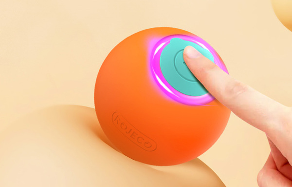 ROJECO RWJ-12 Orange Interactive Smart Cat Ball