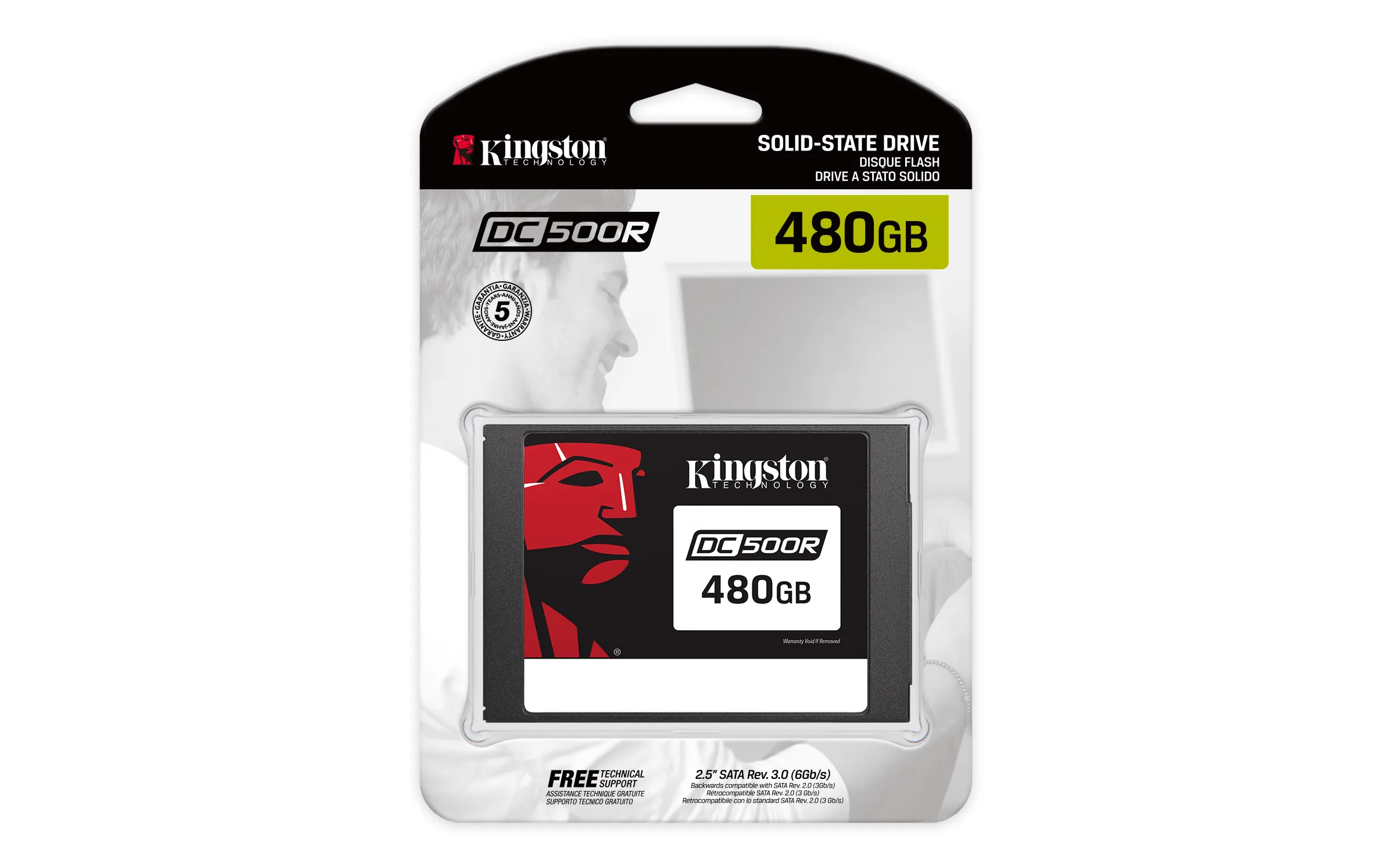 Kingston DC500R 480GB 2.5" SATA SSD