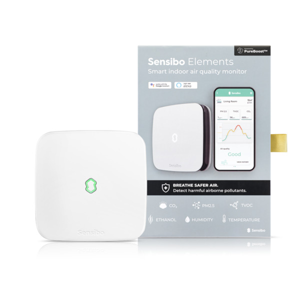 Sensibo Elements - &auml;lyk&auml;s sis&auml;ilma-anturi, valkoinen